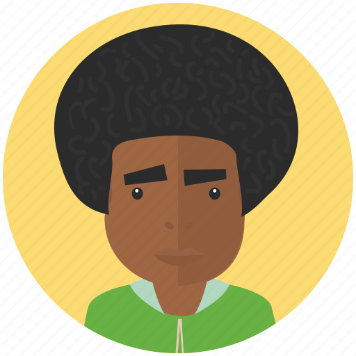 Afro, avatar, avatars, man, profile, user icon - Download on Iconfinder