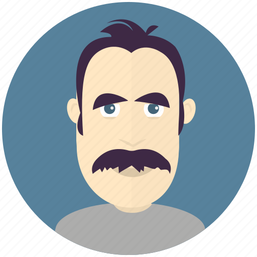 Man, mustache, avatar, avatars, profile, user icon - Download on Iconfinder