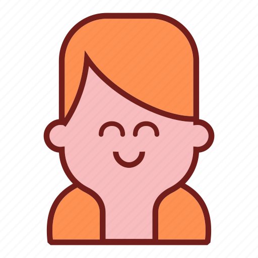 Avatar, emotional expression, face, ginger lady, girl emoji, profile icon - Download on Iconfinder