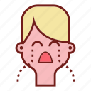 avatar, emotional expression, face, girl emoji, uhhappy, profile