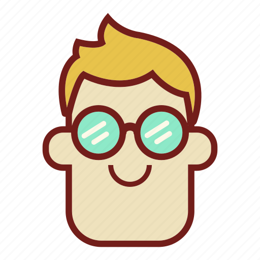 Avatar, emoji, face, glasses, guy, man, profile icon - Download on Iconfinder