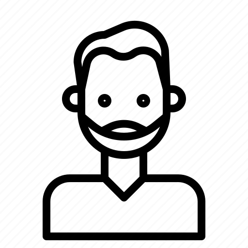 Beard, hipster, man, mustache, style icon - Download on Iconfinder