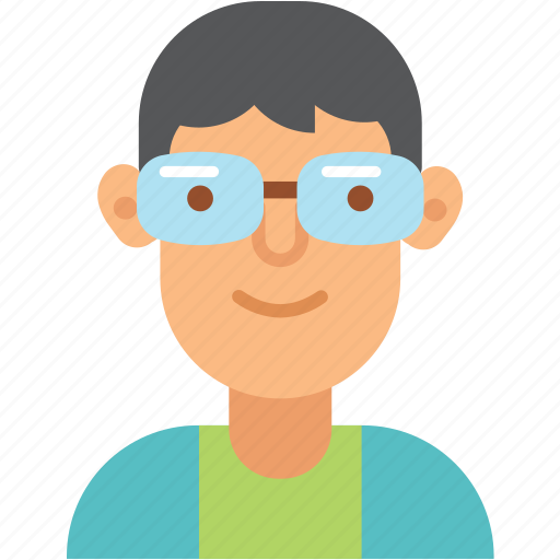 Avatar, boy, glasses, man, young icon - Download on Iconfinder
