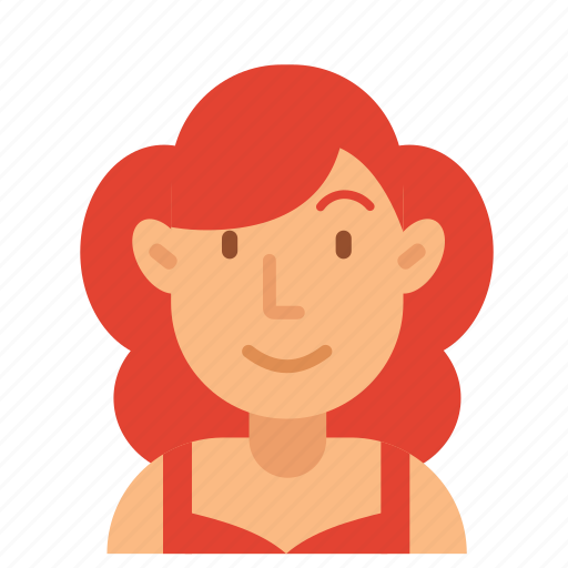 Avatar, ginger, girl, red, woman, young icon - Download on Iconfinder