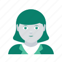 avatar, business, face, profile, user, woman