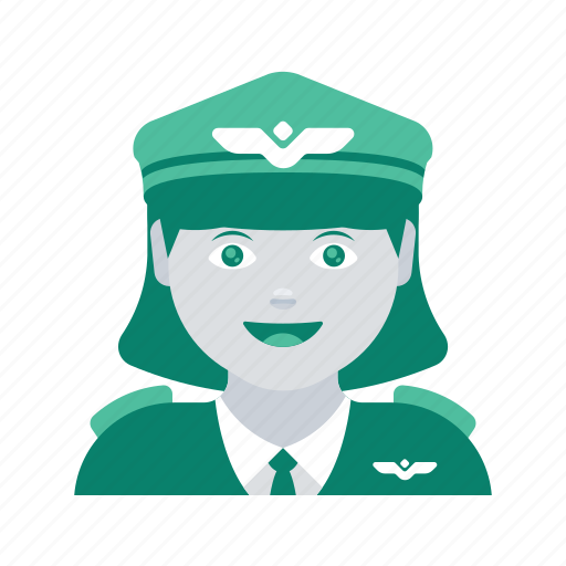Avatar, face, pilot, profile, user, woman icon - Download on Iconfinder