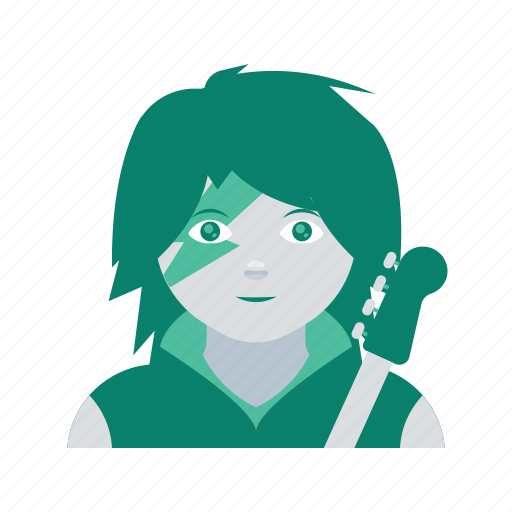 Avatar, face, profile, rockstar, user, woman icon - Download on Iconfinder