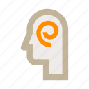 avatar, brain, head, human, idea, mind, think