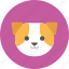 avatar, dog, profile picture, animal face, cute, user, account 