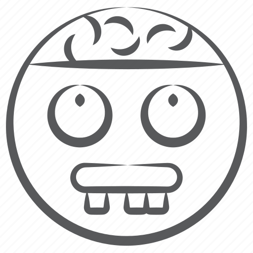 Crazy emoji, emoticon, emotion, facial expression, goofy emoji icon - Download on Iconfinder