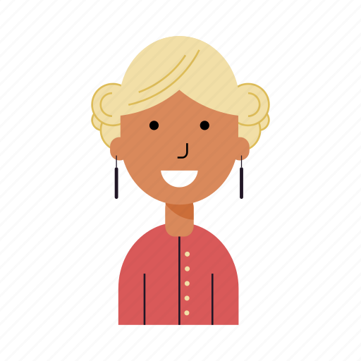 Avatar, blonde, elegant, profile, smiling, user, woman icon - Download on Iconfinder