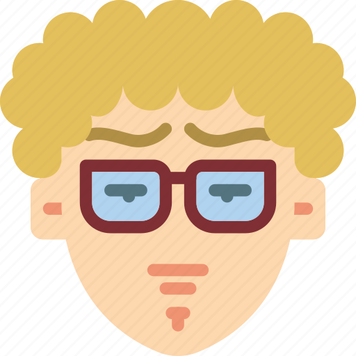 Avatars, boy, curly, hair, male, profile, user icon - Download on Iconfinder