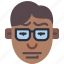 avatars, bored, boy, glasses, male, profile, user 
