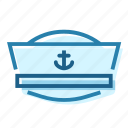 captain, hat, naval, sailor, sea, ship
