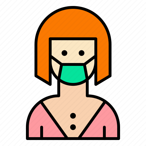 Girl, short, hair, user, woman, profile icon - Download on Iconfinder