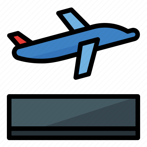Airplane, aviation, landing, plane, takeoff, transportation icon - Download on Iconfinder