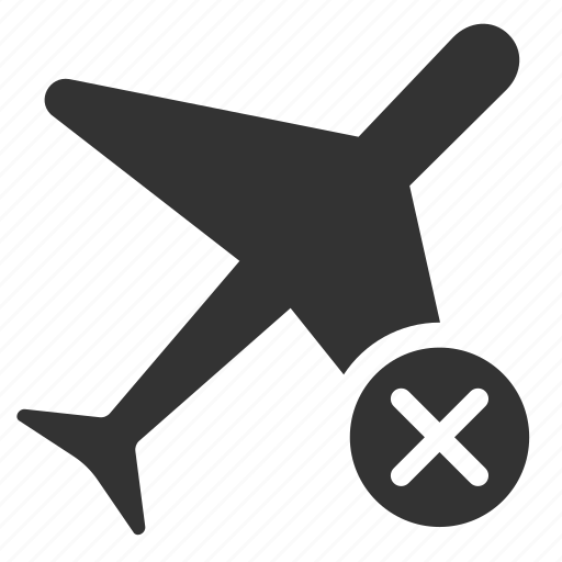 Aviation, cancelled, flight, gate closed, last call, expired, cancel icon - Download on Iconfinder