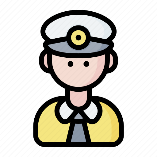 African, airline, avatar, male, pilot icon - Download on Iconfinder