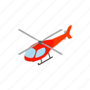 air, aircraft, aviation, flight, helicopter, isometric, transport