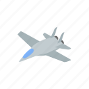 aircraft, airplane, fighter, force, isometric, jet, military