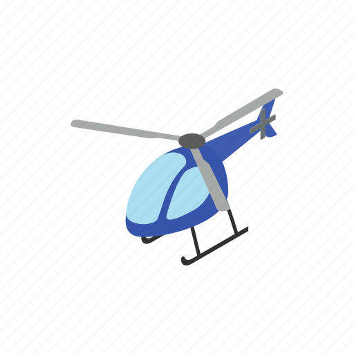 Air, aircraft, aviation, flight, helicopter, isometric, transport icon - Download on Iconfinder