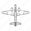 airplane, camouflage, line, military, outline, plane, war 