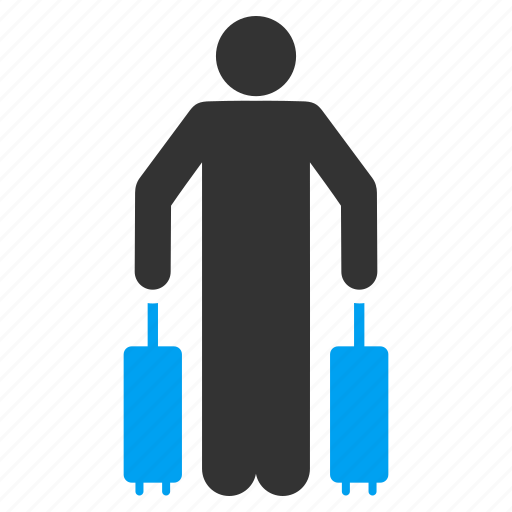 Luggage, passenger, arrival, baggage, case, suitcase, travel icon - Download on Iconfinder