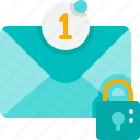 mail security, message, notification, protection, envelope, internet security, digital technology