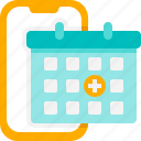 schedule, date, calendar, checkup, reminder, online healthcare, medical, hospital, healthcare