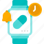 smartwatch, medicine, reminder, pills, notification, online healthcare, medical, hospital, healthcare 