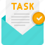 task, work, email, message, notification, project management, business 