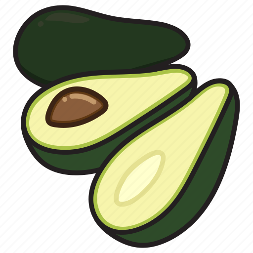 Avocado, food, fruit, cooking, healthy, vegetable, kitchen icon - Download on Iconfinder