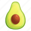 avocado, food, fruit, half, hand, seed 