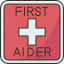 first, aid, badge, medical 