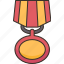 medal, award, honor, achievement, metal 