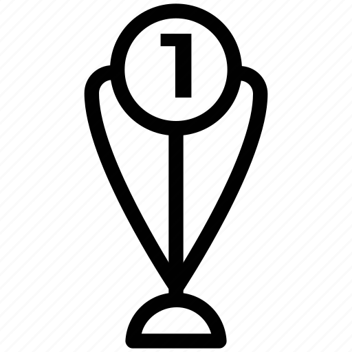 Award trophy, champion trophy, first position trophy, trophy icon - Download on Iconfinder