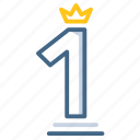 award, first, king, number one, prize 