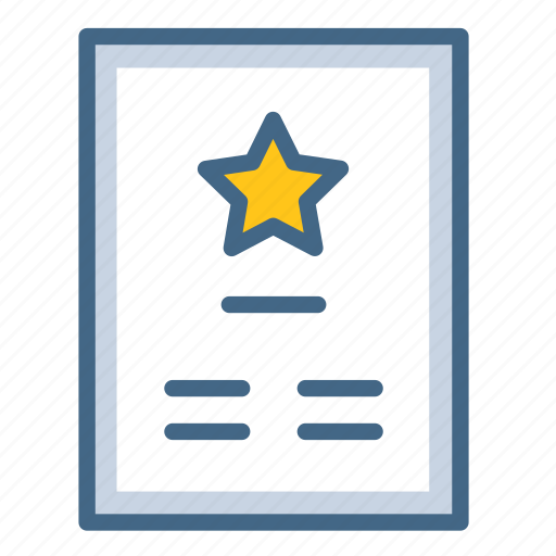 Award, certificate, prize, reward icon - Download on Iconfinder