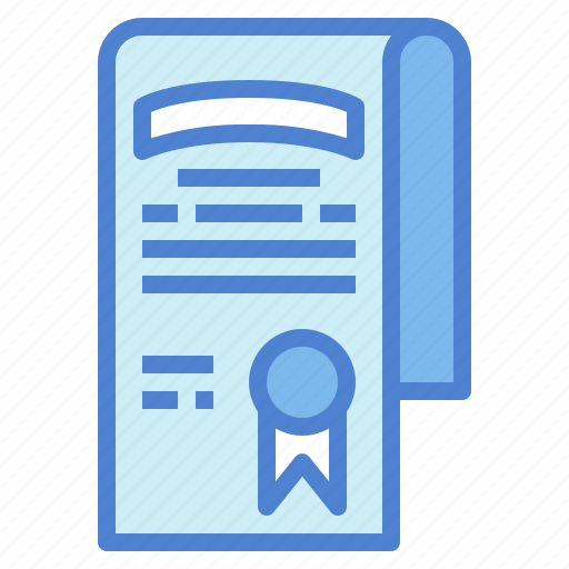 Certification, degree, diploma, education icon - Download on Iconfinder