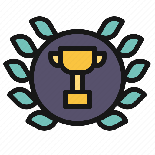 Award, certificate, laurel, medal, trophy, wreath icon - Download on Iconfinder