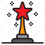 award, medal, reward, star, trophy 
