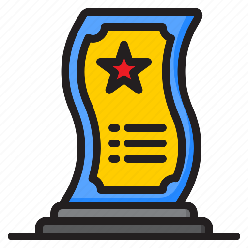 Award, medal, reward, star, trophy icon - Download on Iconfinder