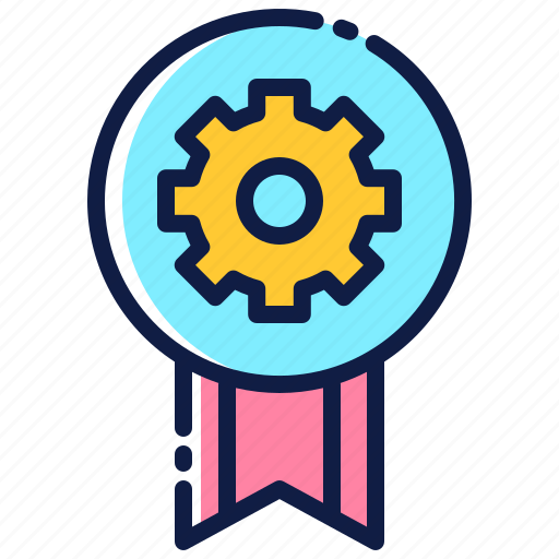 Awards, medals, trophies, trophy, badge, gear icon - Download on Iconfinder