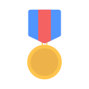 medal, badge, achievement, star, bookmark, favorite