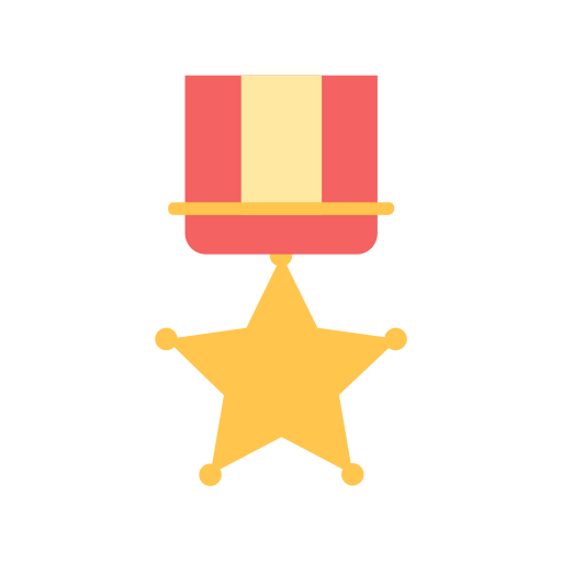 Medal, sherif, badge, prize, trophy, achievement, success icon - Free download