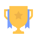 trophy, prize, medal, badge, achievement, reward, success