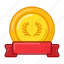 branch, medal, award, prize, badge, achievements 