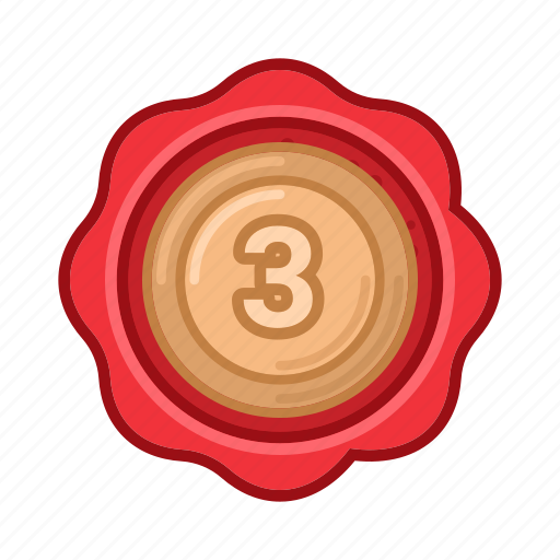 Bronze, medal, award, prize, badge, achievements icon - Download on Iconfinder