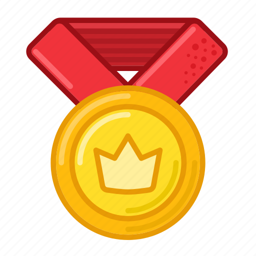 Crown, medal, award, prize, badge, achievements icon - Download on Iconfinder
