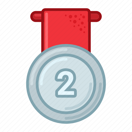 Silver, medal, award, prize, badge, achievements icon - Download on Iconfinder